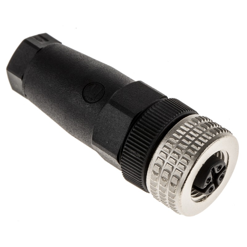100 pcs - Hirschmann Circular Connector, 5 Contacts, Cable Mount, M12 Connector, Socket, Female, IP67, E Series