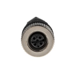 100 pcs - Hirschmann Circular Connector, 5 Contacts, Cable Mount, M12 Connector, Socket, Female, IP67, E Series