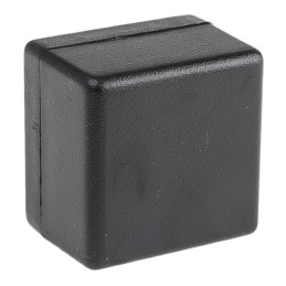 1 pcs - Hammond 1594 Series Black Flame Retardant ABS Enclosure, IP54, Black Lid, 56 x 56 x 28mm