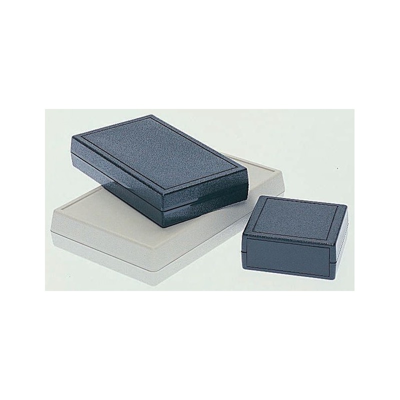 1 pcs - Pactec HM Series White ABS Handheld Enclosure, Integral Battery Compartment, 190.5 x 101.6 x 28.9mm