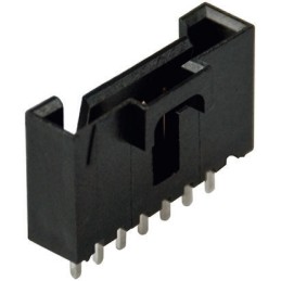 5 pcs - Molex SL Series Straight Through Hole PCB Header, 5 Contact(s), 2.54mm Pitch, 1 Row(s), Shrouded