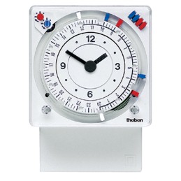 1 pcs - Theben Analogue Time Switch 230 V ac, 2-Channel