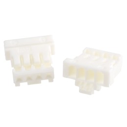 100 pcs - Hirose DF1E Series Straight Cable Mount PCB Socket, 4-Contact, 1-Row, 2.5mm Pitch, Crimp Termination