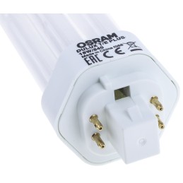 1 pcs - GX24q DULUX Triple Tube Shape CFL Bulb, 18 W, 4000K, Cool White Colour Tone