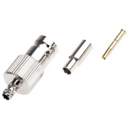 100 pcs - Amphenol RF, jack Cable Mount BNC Connector, 50Ω, Crimp Termination, Straight Body
