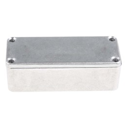 1 pcs - RS PRO Silver Die Cast Aluminium Enclosure, Silver Lid, 89.1 x 35 x 30.3mm