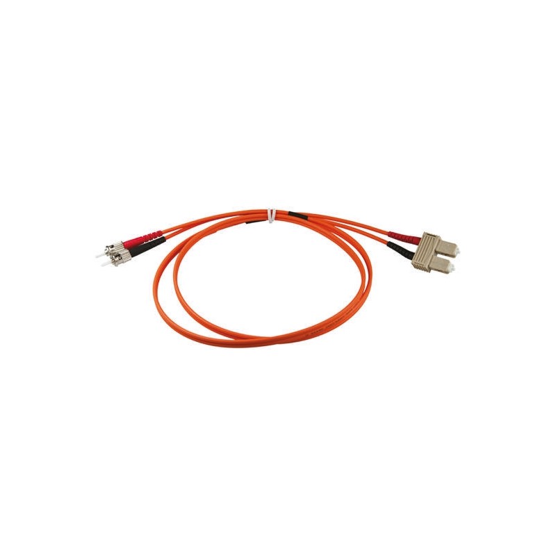 1 pcs - RS PRO OM1 Multi Mode OM1 Fibre Optic Cable, 62.5/125μm, Orange, 3m
