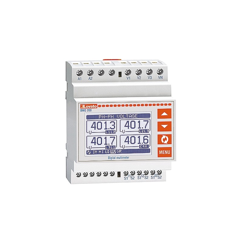 1 pcs - Lovato 1, 2, 3 Phase LCD Energy Meter