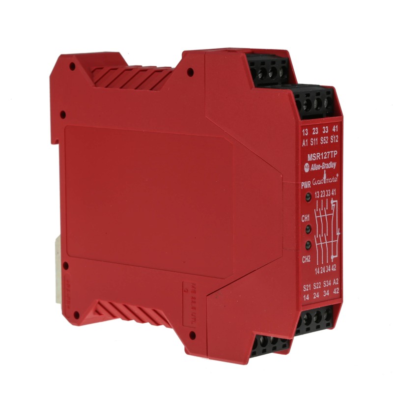 1 pcs - Rockwell Automation Single-Channel Light Beam/Curtain, Safety Switch/Interlock Safety Relay, 230V ac, 3 Safety Contacts