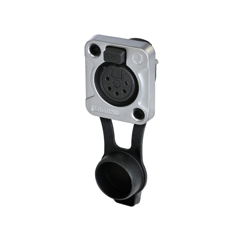 1 pcs - Re-An Products Socket Mount XLR Connector, Female, IP65, 5 Way