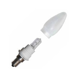 1 pcs - Orbitec 40 W Frost Halogen Bulb E14, Candle, 230 V, 35mm