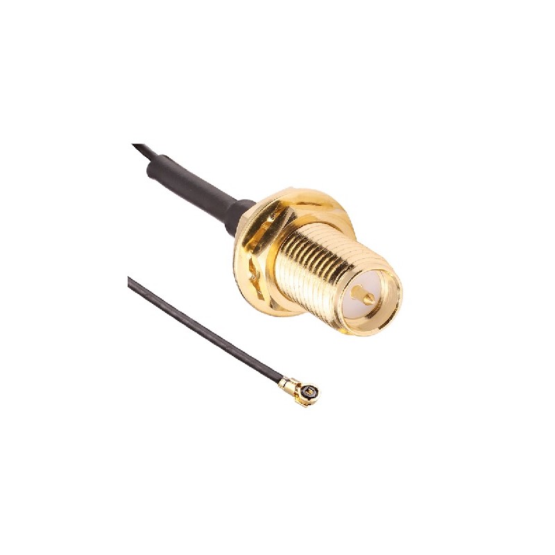 100 pcs - Linx RP-SMA to MHF4 Coaxial Cable, 200mm, Terminated