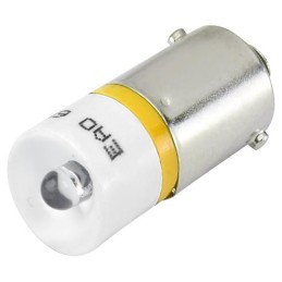 1 pcs - EAO Yellow LED LED Reflector Bulb, 28V ac/dc, 270mcd