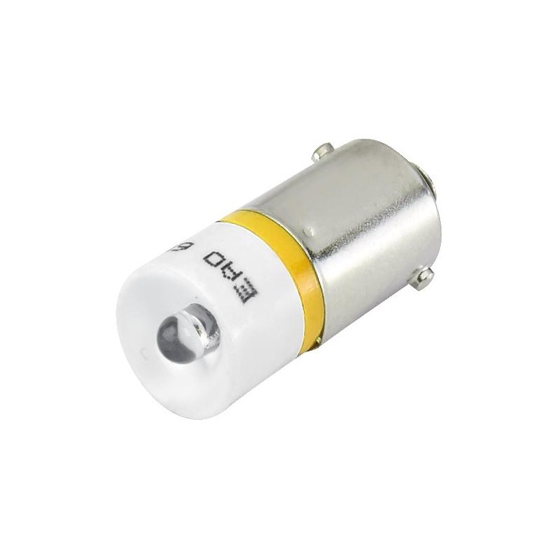 1 pcs - EAO Yellow LED LED Reflector Bulb, 28V ac/dc, 270mcd