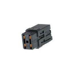 1 pcs : 78247-1001 - Hard Metric Connectors IMPACT REC 4P RA PFIT LCP