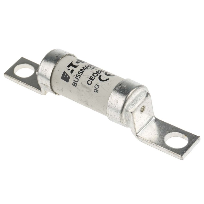 1 pcs - Eaton 80A British Standard Fuse, A4, 500V ac, 94mm