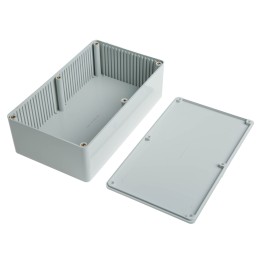 1 pcs - CAMDENBOSS 2000 Series Grey ABS Enclosure, IP54, Grey Lid, 190 x 110 x 60mm