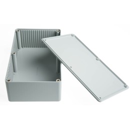 1 pcs - CAMDENBOSS 2000 Series Grey ABS Enclosure, IP54, Grey Lid, 190 x 110 x 60mm