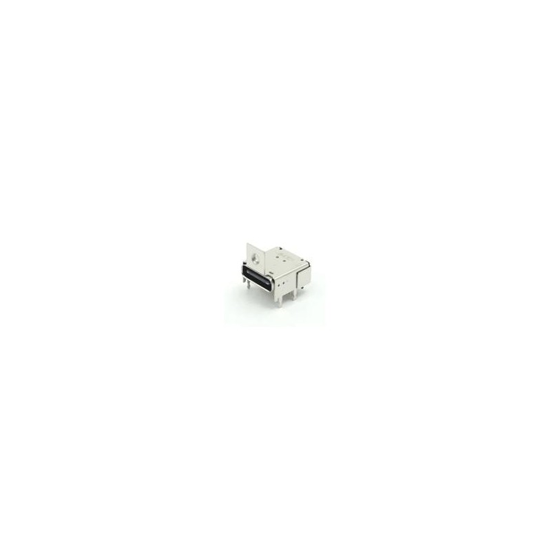 1 pcs : DX07S024XJ4R250 - USB Connectors RA Recpt Thru Hole SMT