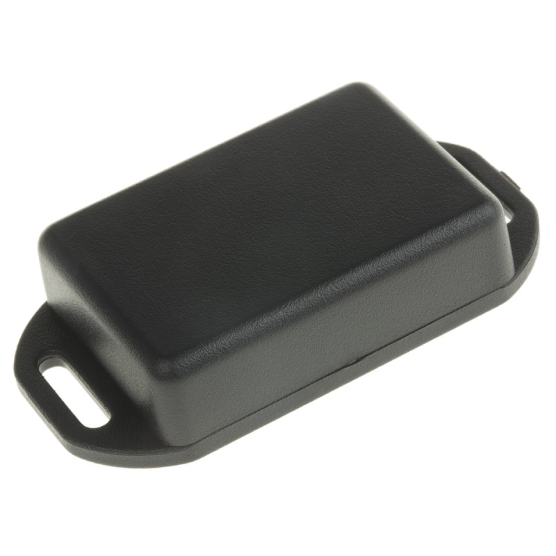 1 pcs - Hammond 1551 Series Black ABS Enclosure, IP54, Flanged, Black Lid, 50 x 35 x 15mm