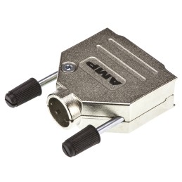 100 pcs - TE Connectivity ADK Series Zinc D Sub Backshell, 15 Way, Strain Relief