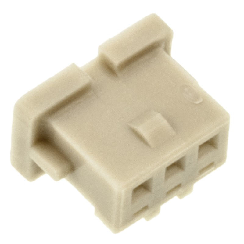 100 pcs - Hirose, DF13 Female Connector Housing, 1.25mm Pitch, 3 Way, 1 Row