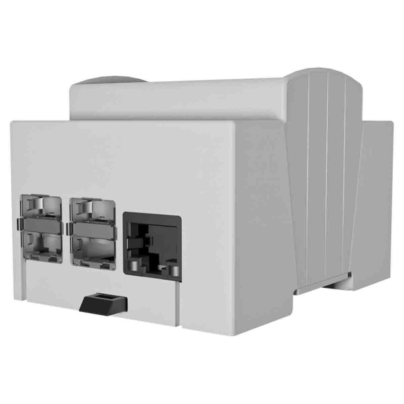 1 pcs - Italtronic Case for Embedded Raspberry Pi 4 Din Rail Enclosure, Grey