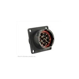 1 pcs : UTS01412P - Standard Circular Connector 12P SQ FLANGE SOCKET RECEPTACLE SIZE 14
