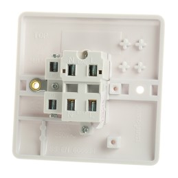 1 pcs - RS PRO White Rocker Light Switch, 1 Way, 1 Gang