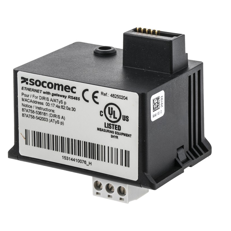 1 pcs - Socomec PLC Expansion Module For Use With DIRIS A40, DIRIS A41, DIRIS A60
