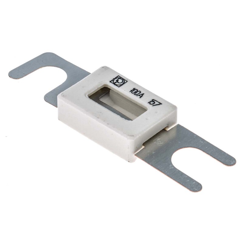 1 pcs - Littelfuse 100A Grey, White Fuse Strips Car Fuse, 80V dc