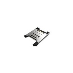 1 pcs : SIM5051-6-0-18-00-A - Memory Card Connectors SIM Card ConnectorHinged Type, 6 Pin, SMT, 1.85mm Profile