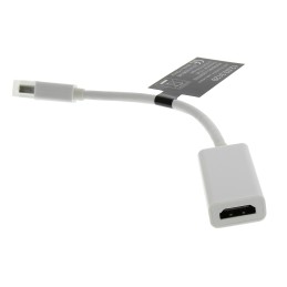 1 pcs - Roline Male Mini DisplayPort to Female HDMI Cable, 100mm