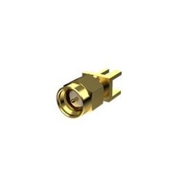 1 pcs : EMPCB.CSMAFST.A.AU - RF Connectors / Coaxial Connectors SMA(F)ST FOR Circular PCB EDGE MOUNT AU PLATING 0.94mm board