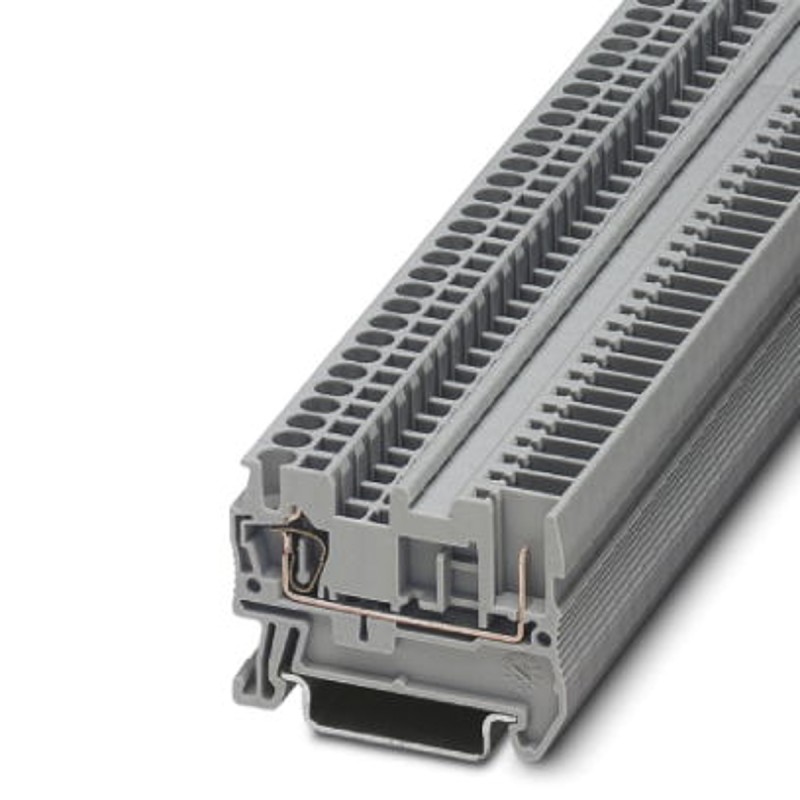 5 pcs - Phoenix Contact STB 2.5/1P Series Grey DIN Rail Terminal Block, 2.5mm²