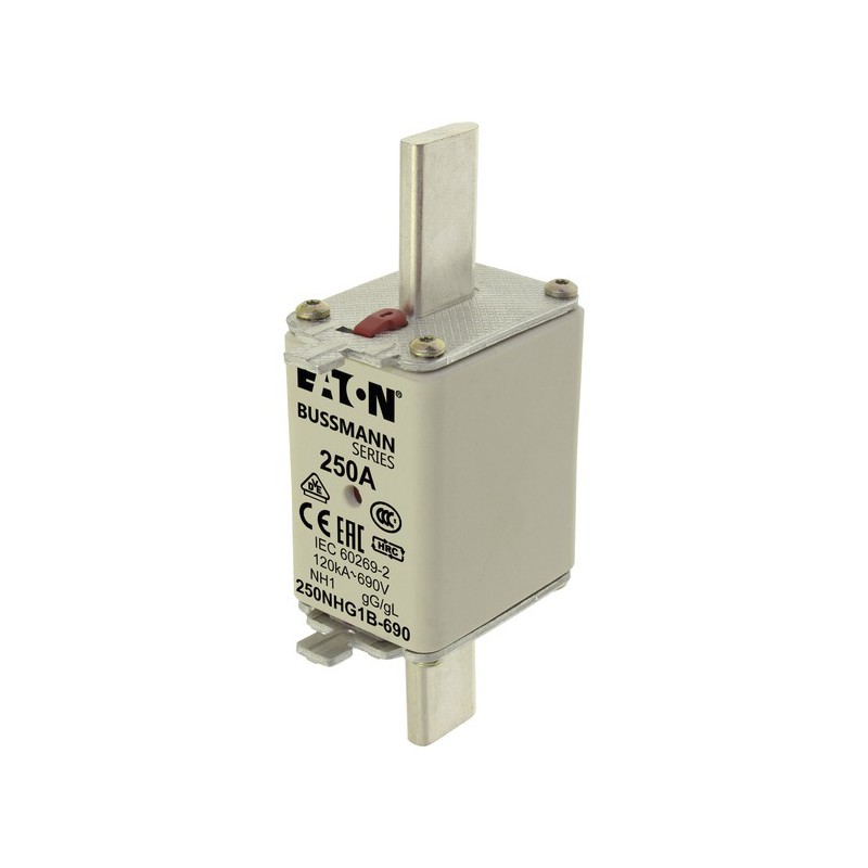 1 pcs - Eaton 125A Centred Tag Fuse, NH1, 690V ac