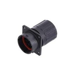 1 pcs : RTS016N19PHEC03 - Standard Circular Connector Sq Flg Rcpt w endcap 19 POS SZ 16 Pin