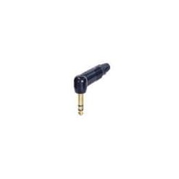 1 pcs : NP3RX-B - Phone Connectors Plug 1/4 in stereo RX R/A black/gold
