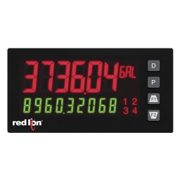1 pcs - Red Lion PAX2S LED Digital Panel Multi-Function Meter, 45mm x 92mm
