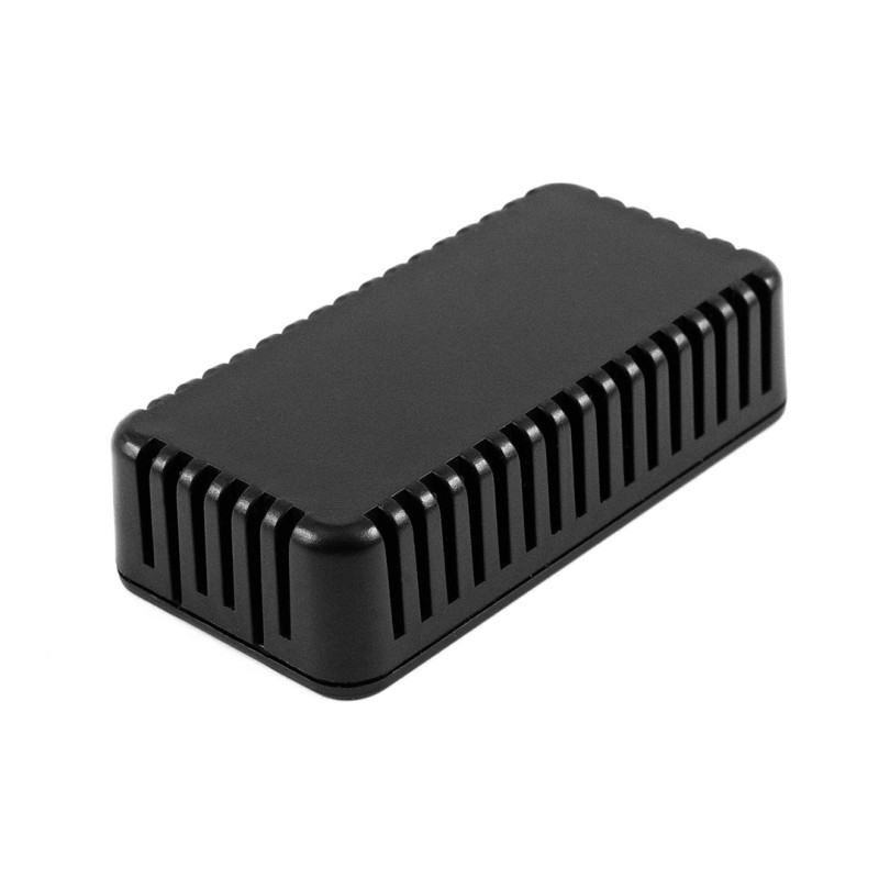 1 pcs - Hammond 1551 Series Black ABS Enclosure, IP30, Black Lid, 80 x 40 x 20mm