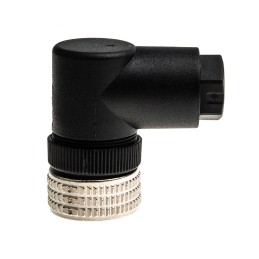 100 pcs - Hirschmann Circular Connector, 5 Contacts, Cable Mount, M12 Connector, Socket, Female, IP67, E Series