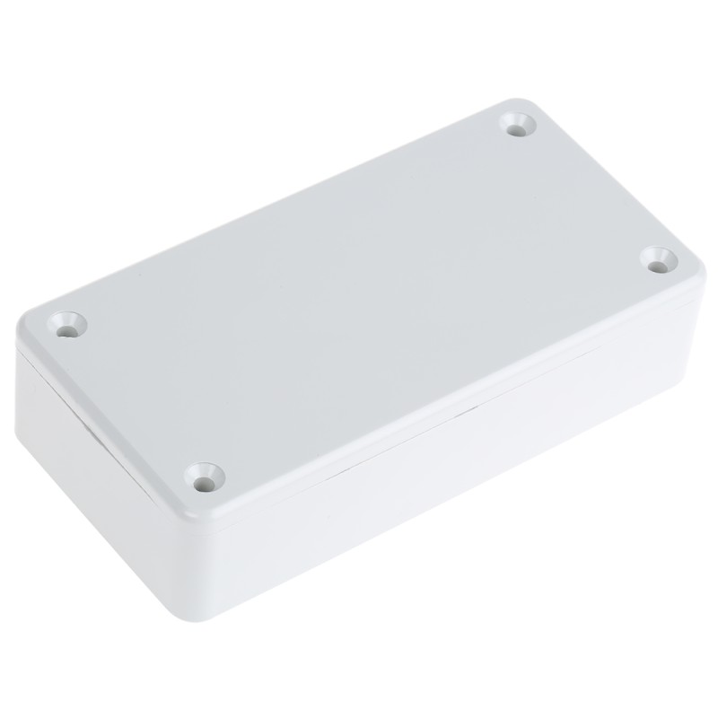 1 pcs - Hammond 1591 Series Grey Flame Retardant ABS Enclosure, IP54, Grey Lid, 100 x 50 x 25mm