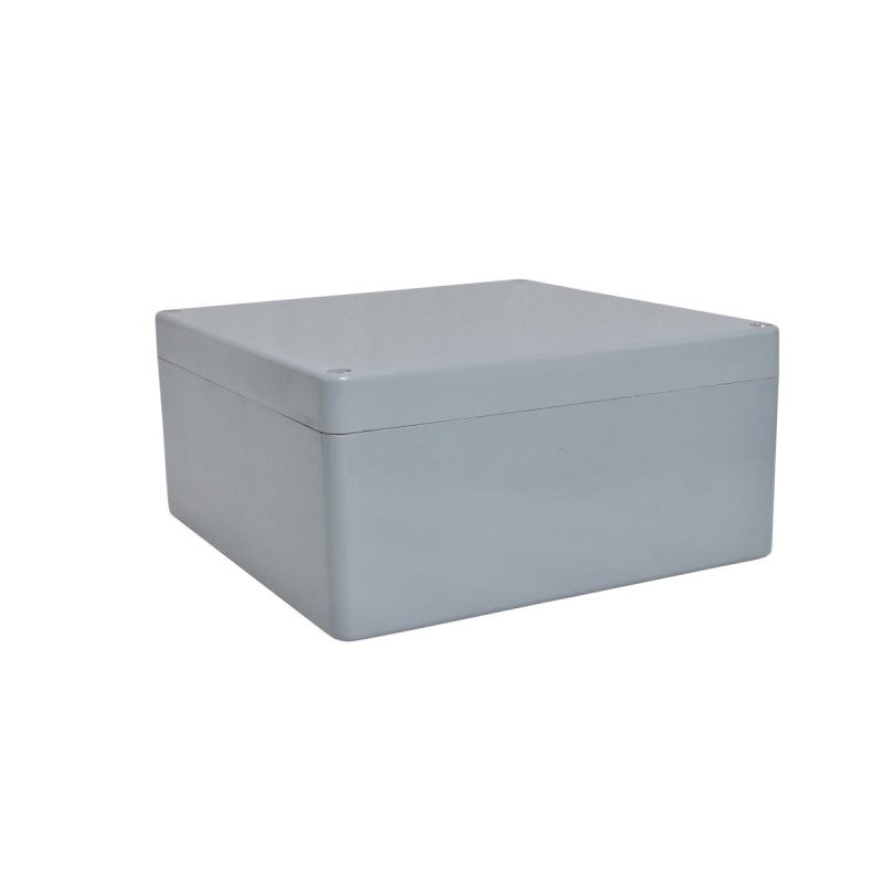 1 pcs - RS PRO Grey Fibreglass Reinforced Polyester Enclosure, IP66, Grey Lid, 255 x 250 x 160mm