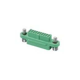 1 pcs : G125-2242096F1 - Headers & Wire Housings Female Crimp Housing w/fixings 20 cntcts