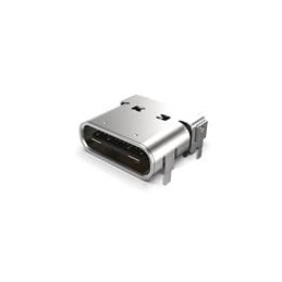 1 pcs : USB4065-30-A - USB Connectors USB Type C Rec. 30u' horizontal, hybrid,Top mnt, 8.65mm body