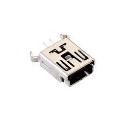 1 pcs : 651005136421 - USB Connectors WR-COM Type B 5Pin Vert Feml Mini