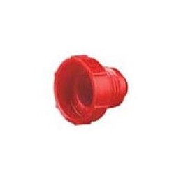 1 pcs : PD-60 (HDPE) - Conduit Fittings & Accessories THREAD PLASTIC PLUG RED .50X.81X.25