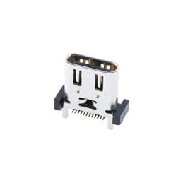 1 pcs : 221608-0001 - USB Connectors Vertical, 24pin (Type C Rec.)