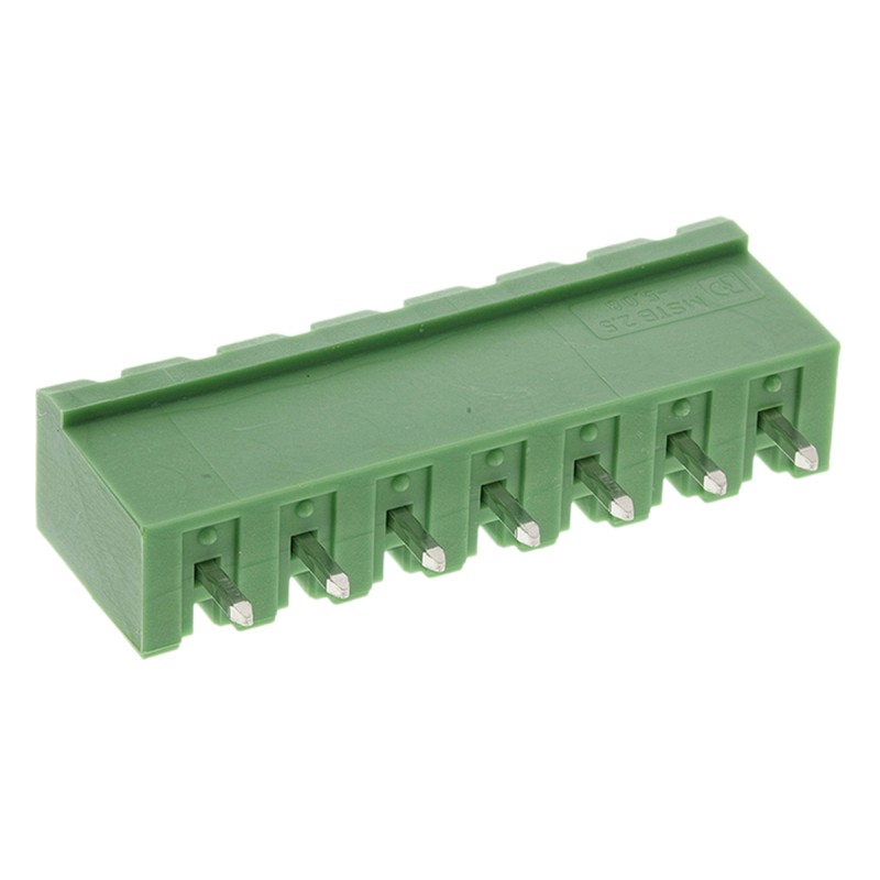 5 pcs - Phoenix Contact 5.08mm Pitch 7 Way Pluggable Terminal Block, Header, Solder Termination