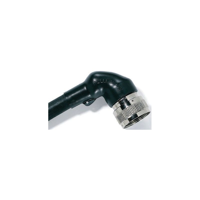 1 pcs - HellermannTyton Right Angle Black, Fluid Resistant Elastomer, 30mm